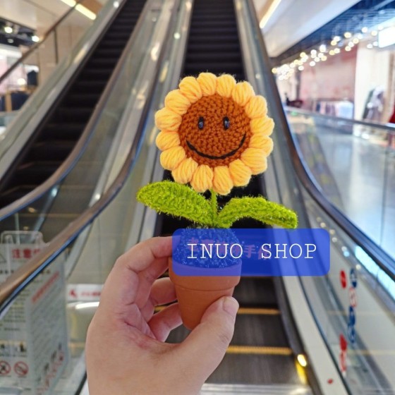 Flor de girasol 🌻 de crochet
